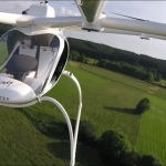 Would you take an Uber style taxi in an autonomous Volocopter battery powered drone?
